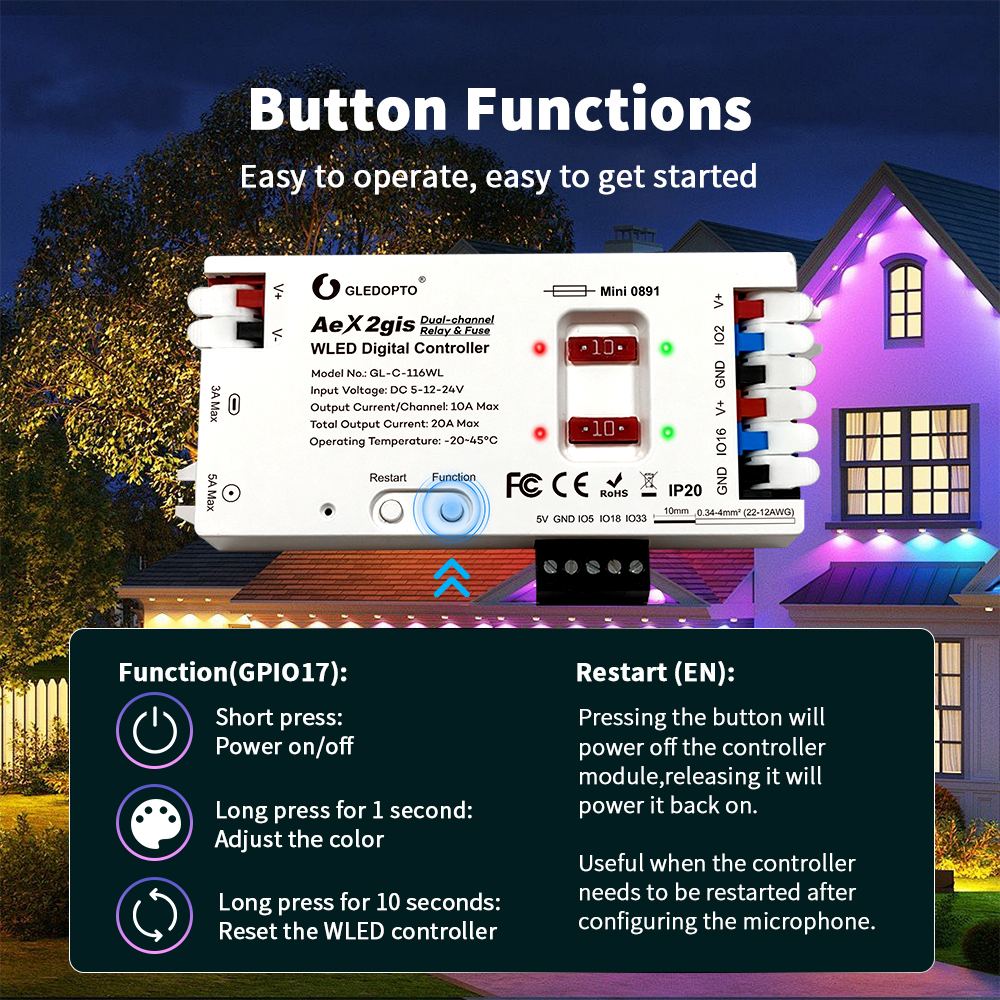 Button functions